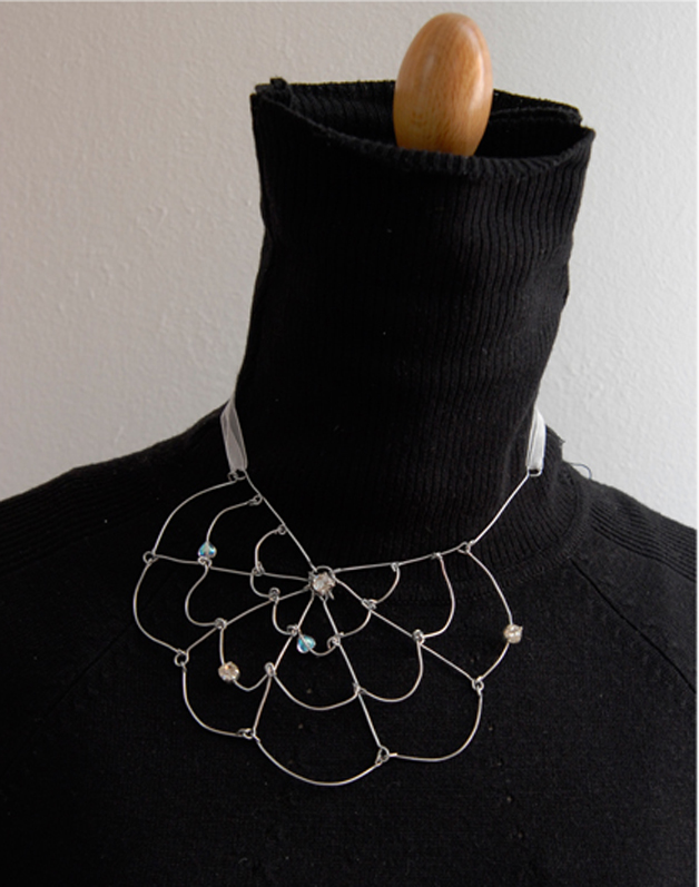 collier toile d'araignée