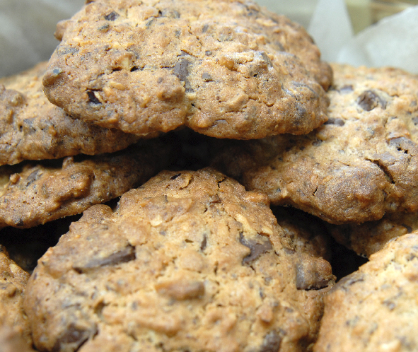 cookies au 2 chocolats