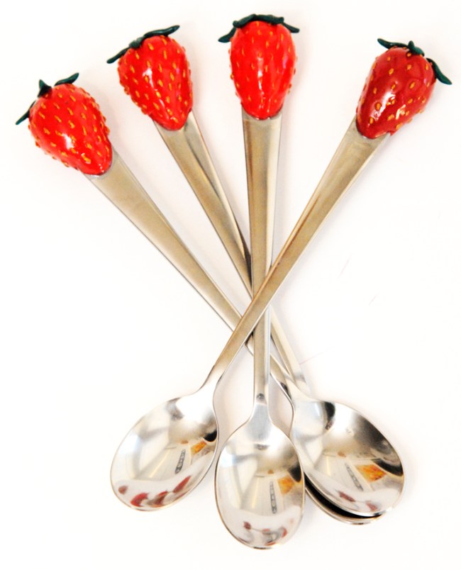cuillère à confiture fraise