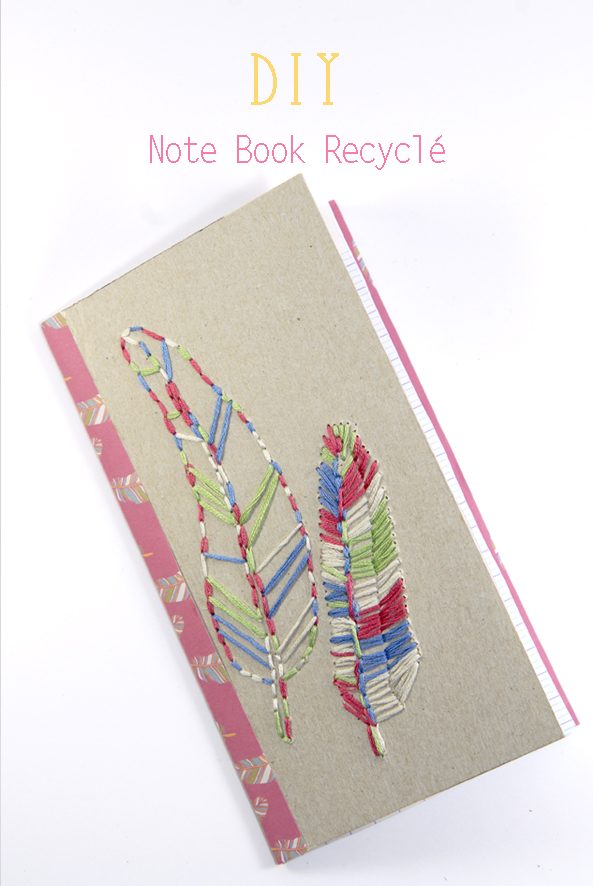 DIY note book recyclé