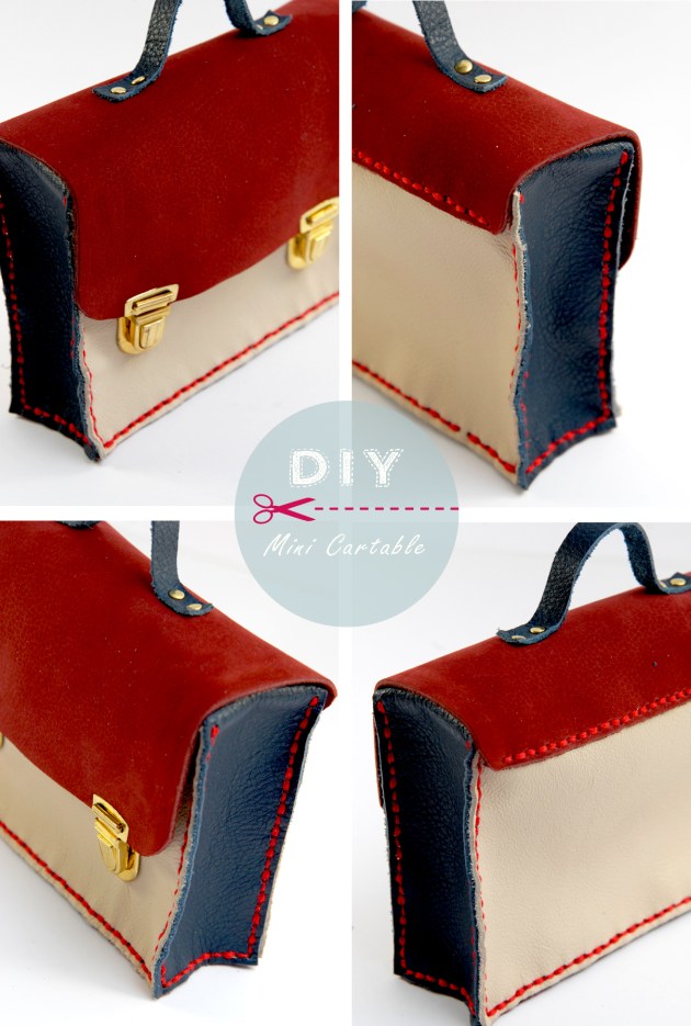 Mini cartable patriote | Dans Mon Bocal