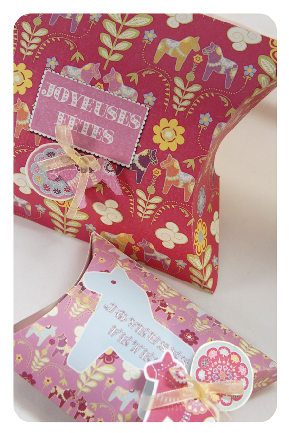 free printable christmas pilow box 2