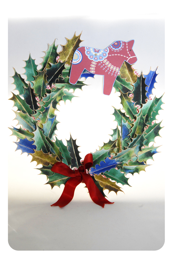 free printable christmas wrearth 2