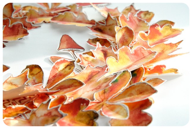 free printable Door Coronet gratuit couronne de porte automne 3