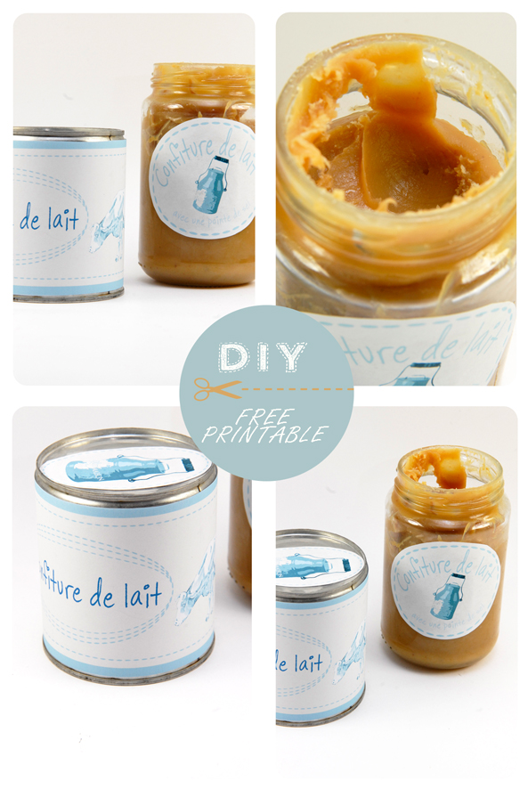 free printable label milk jam box 1