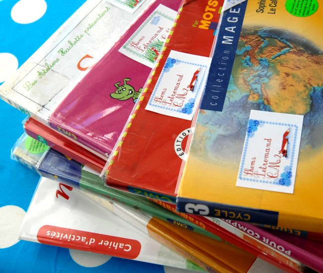 free printable scool book labe little foxl-étiquettes à imprimer gratuitement image