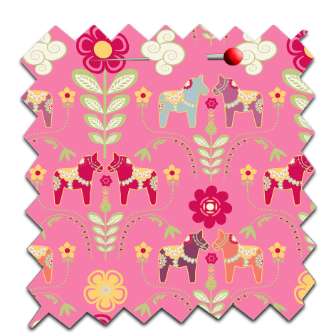 free printable wrap paper dala horse 1