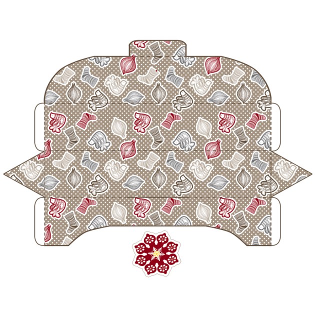 gratuit boite cadeau à imprimer