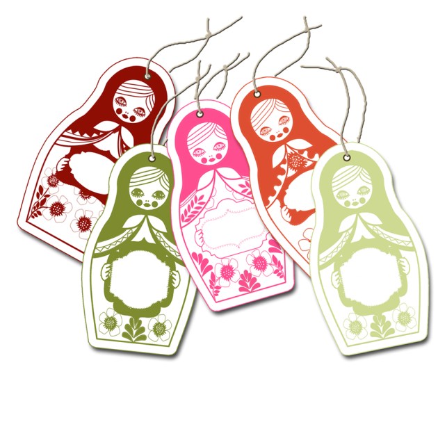 gratuit étiquette cadeau poupée russe-printable label giftf