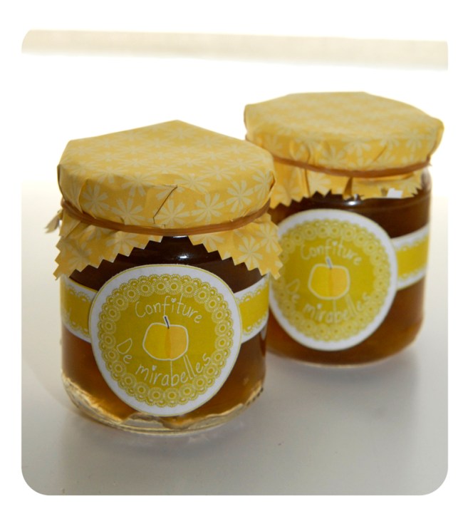 gratuit étiquette confiture de prune mirabelle 1