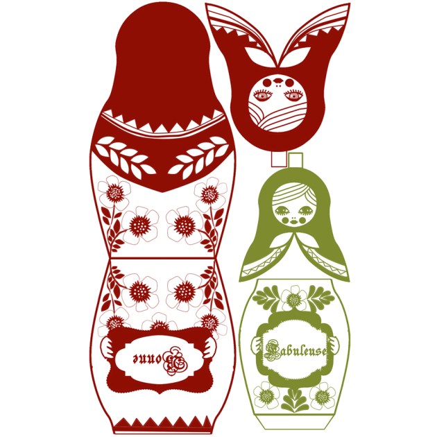 gratuit carte voeux poupée russe matriochka 11