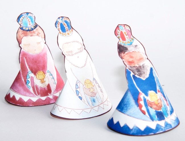 gratuit crèche à imprimer roi mages visuel 3