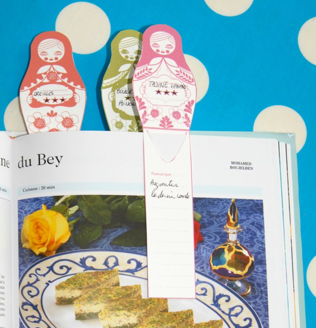 gratuit marque page poupée russe matriochka 3