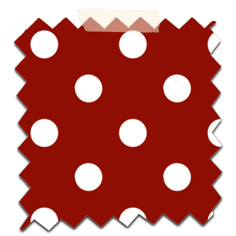 gratuit papier scrapbooking motif pois  blanc fond rouge Free printable patterned papers