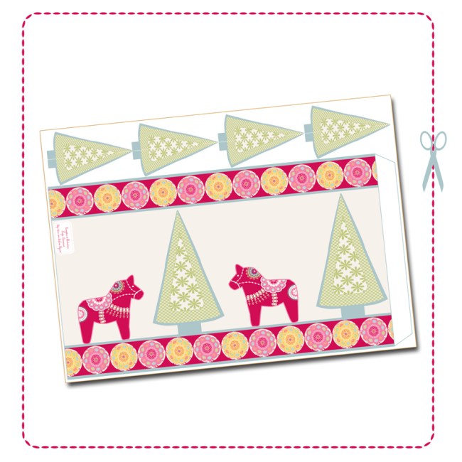 gratuit photophore de noël à imprimer