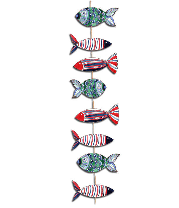 guirlande de poisson cocarde