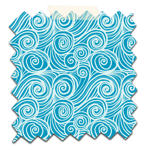 papier scrap gratuit motif houle gris fond bleu