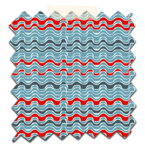 papier scrap gratuit motif vague bleu rouge