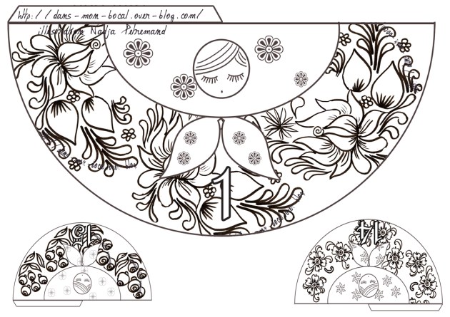 poupée russe 1-14-15 p