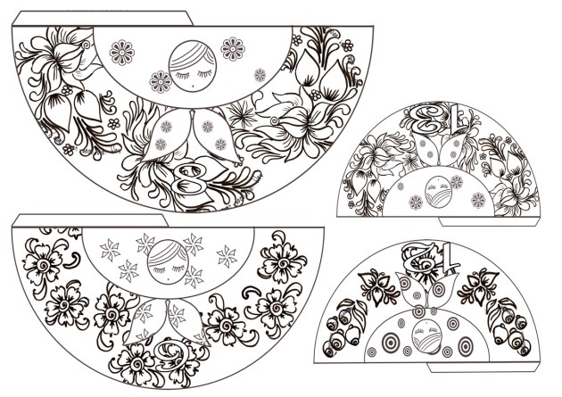 poupée russe 8-9-12-13 p