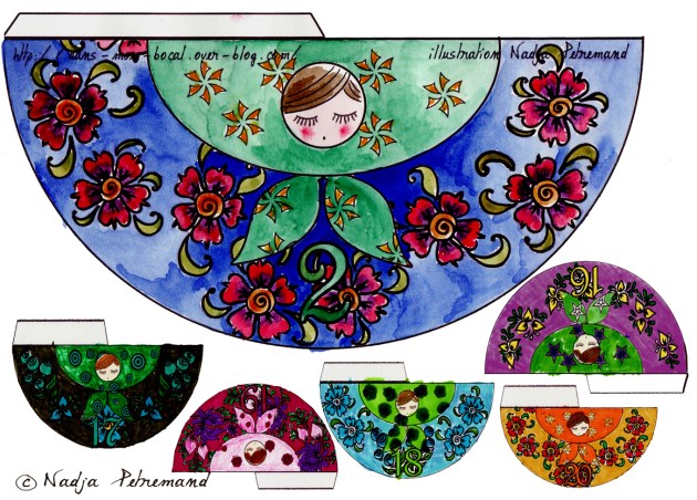 poupée russe couleur p 2-17-18-19-20-21