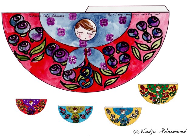 poupée russe couleur p 3-21-22-23-24