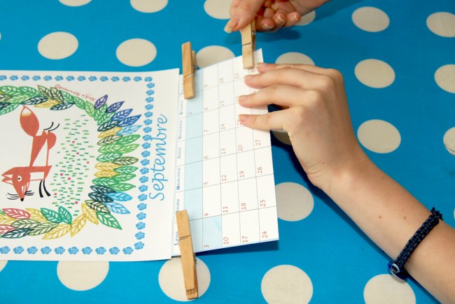 tutorial collage calendrier 2012 2013 - 6