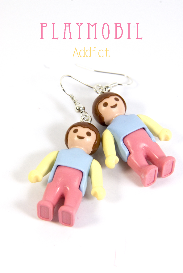 boucle d'oreille playmobil