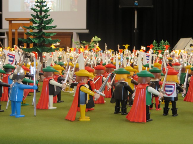 la bataille de Bouvine reconstituée en playmobil 5