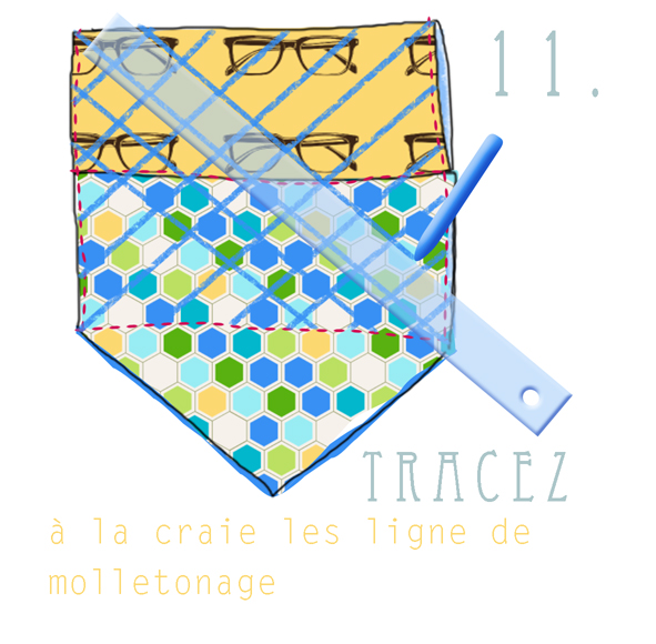 tuto fabric clutch 11