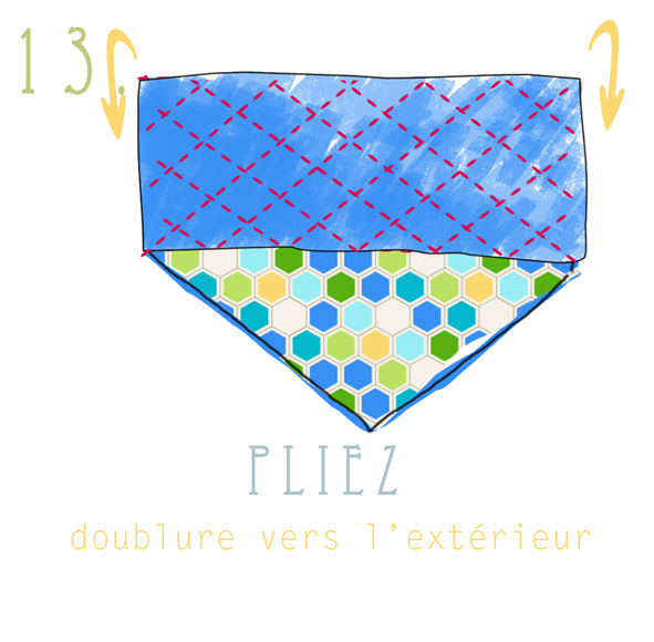 tuto fabric clutch 13