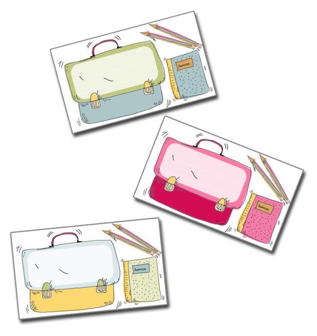 free printable label school 2