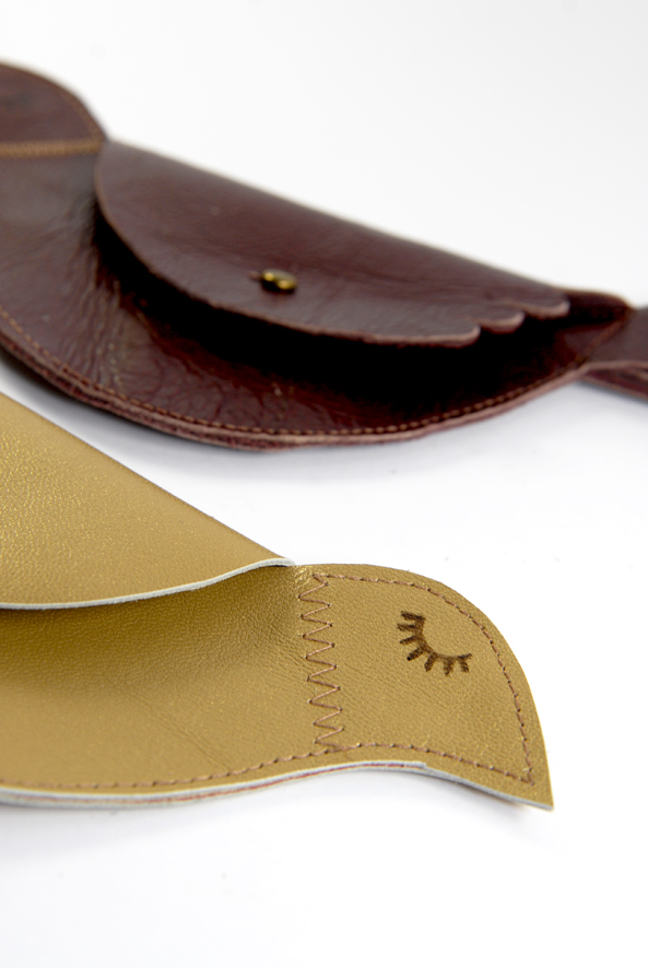 free pattern bird leather purse porte monnaie oiseau 5