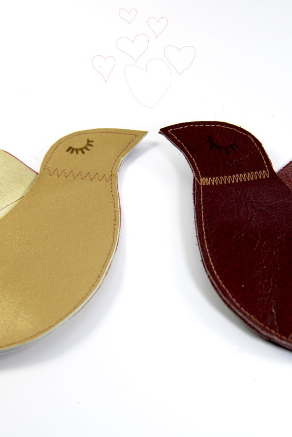free pattern bird leather purse porte monnaie oiseau 8