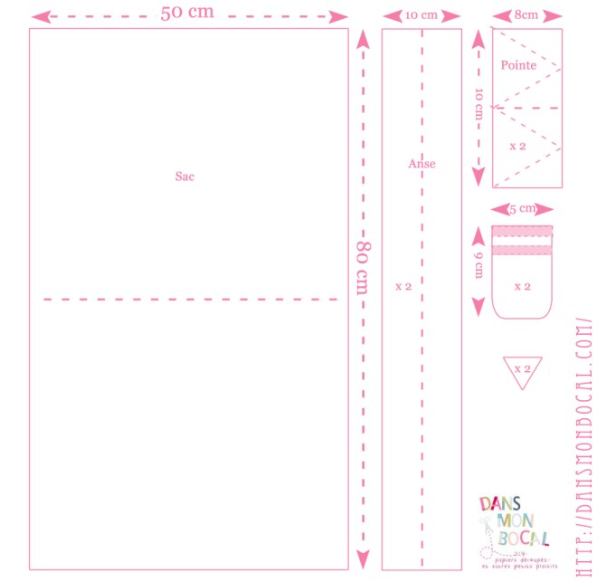 free printable tote bag pattern.psd