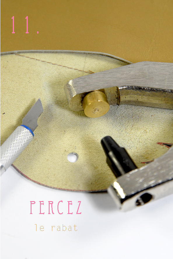 tuto porte-monnaie en cuir oiseau 11