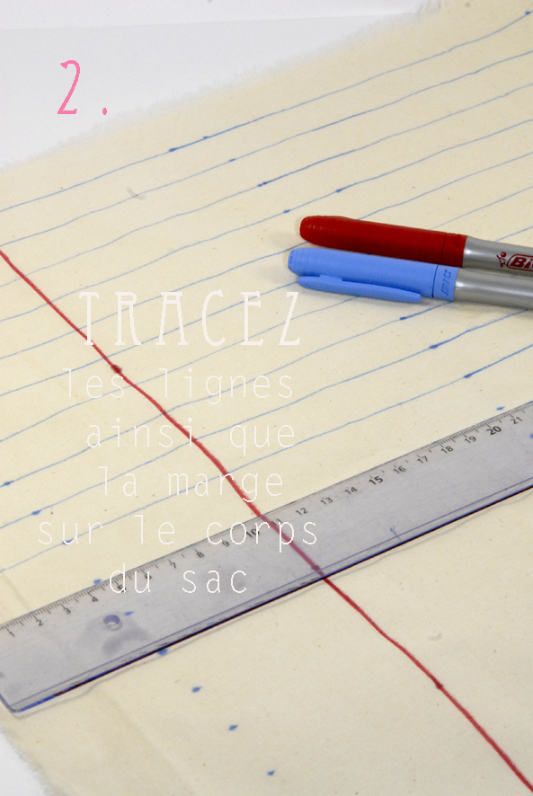 tuto tote bag façon cahier crayon 1 copie