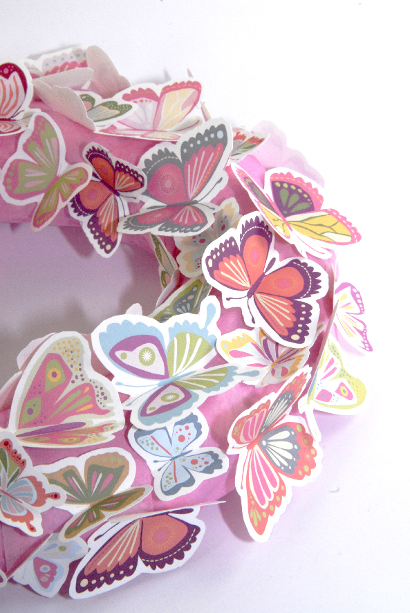 free printalble butterfly wreath 3