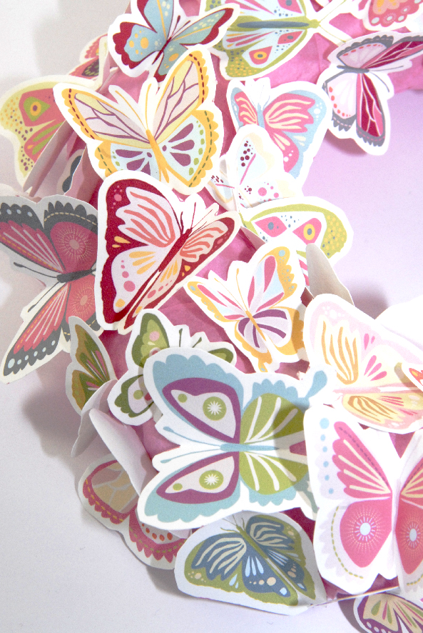 free printalble butterfly wreath 8